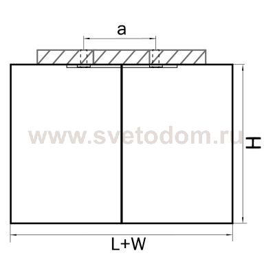 Светильник точечный накладной Lightstar 52026 Binoco
