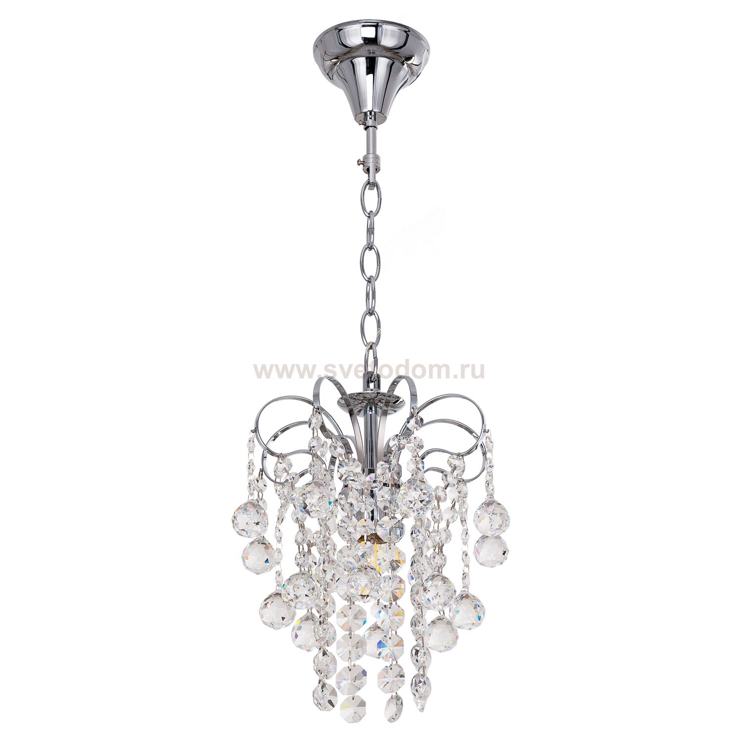 Люстра хрустальная Экономсвет 52100/1CR WT