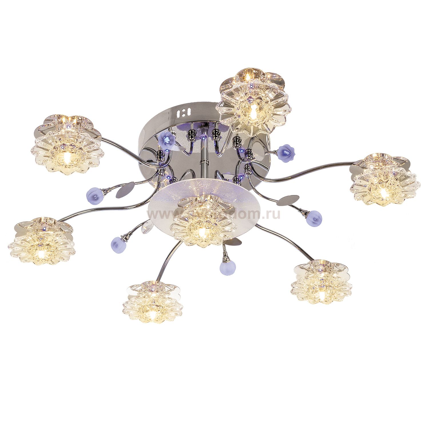 Светильник ЭкономСвет 5211/6+1CR RC BLLED