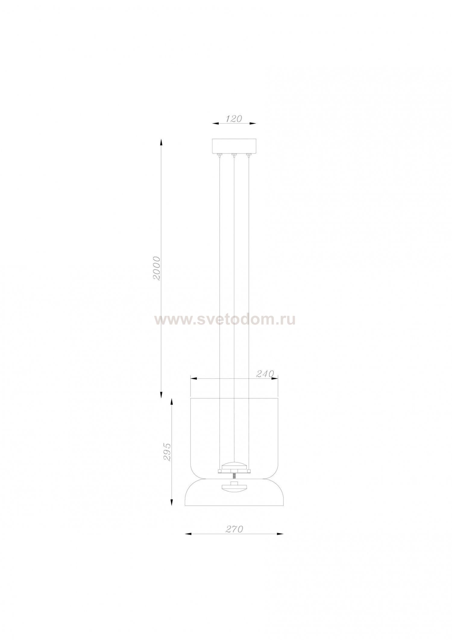 Светильник подвесной Divinare 5247/33 SP-10 OPAL