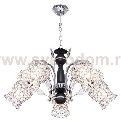 Люстра классическая Экономсвет 5267/5CR+BK CR+CL