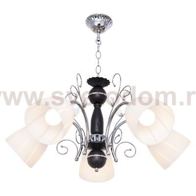 Светильник ЭкономСвет 5269/5CR+BK WT