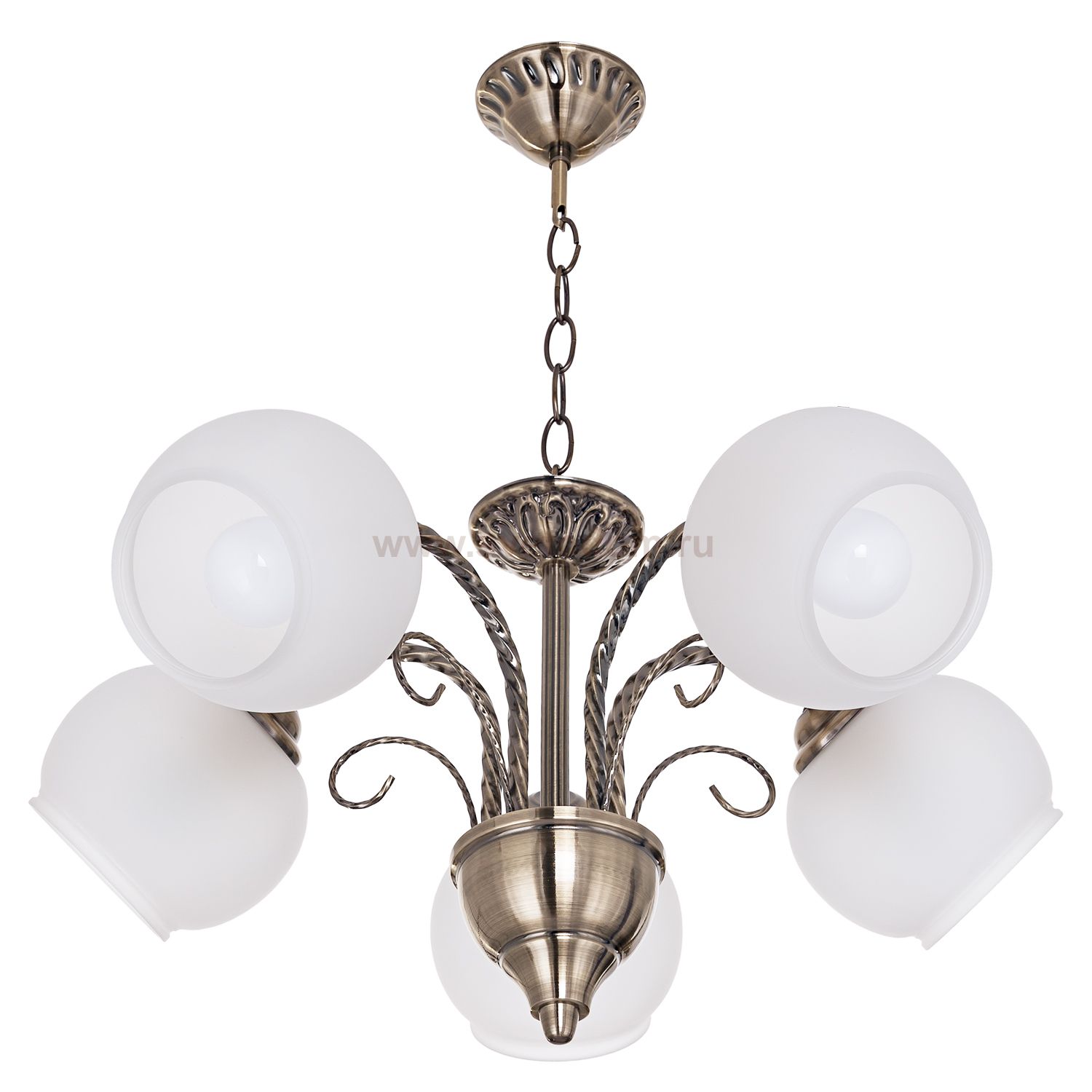 Люстра классическая Экономсвет 5349/5AB WT