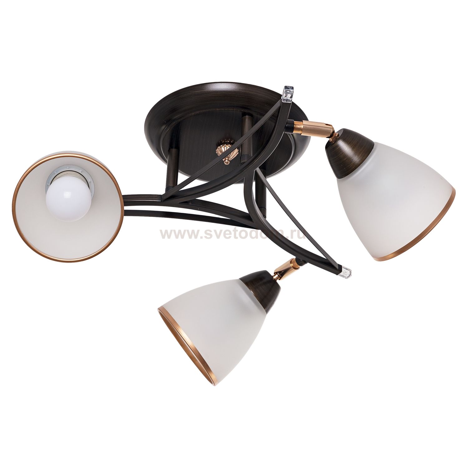 Спотовый светильник Экономсвет 53722/3WENGE WT