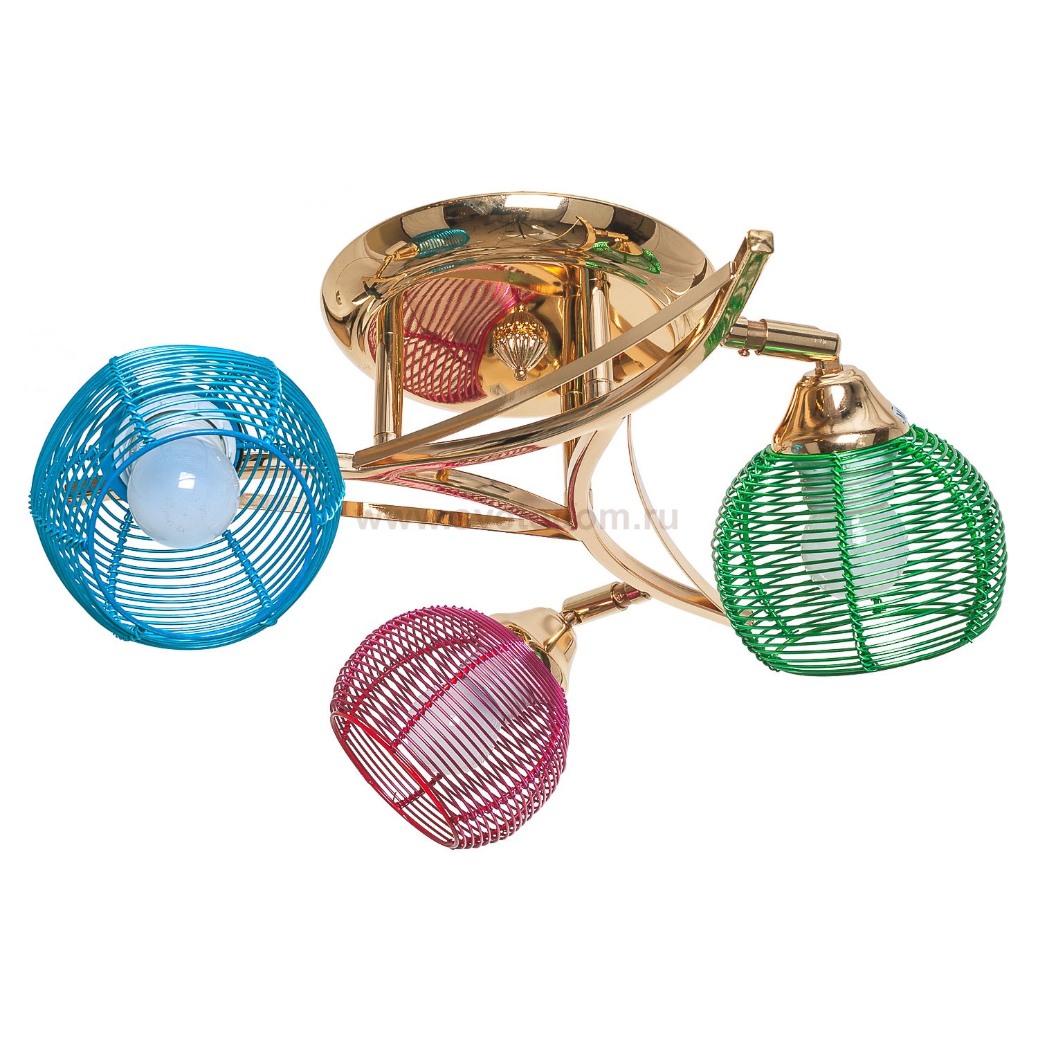 Светильник ЭкономСвет 537LX/3FG MIX(BLGNRD)