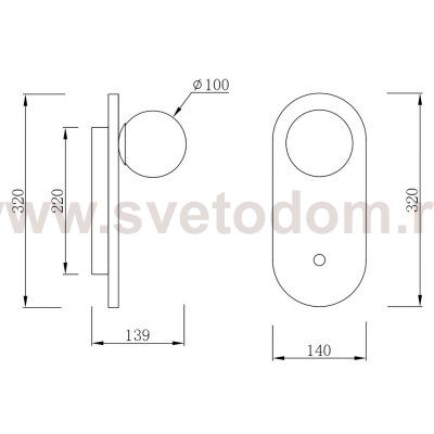 Бра Divinare MILANO 5406/06 AP-1
