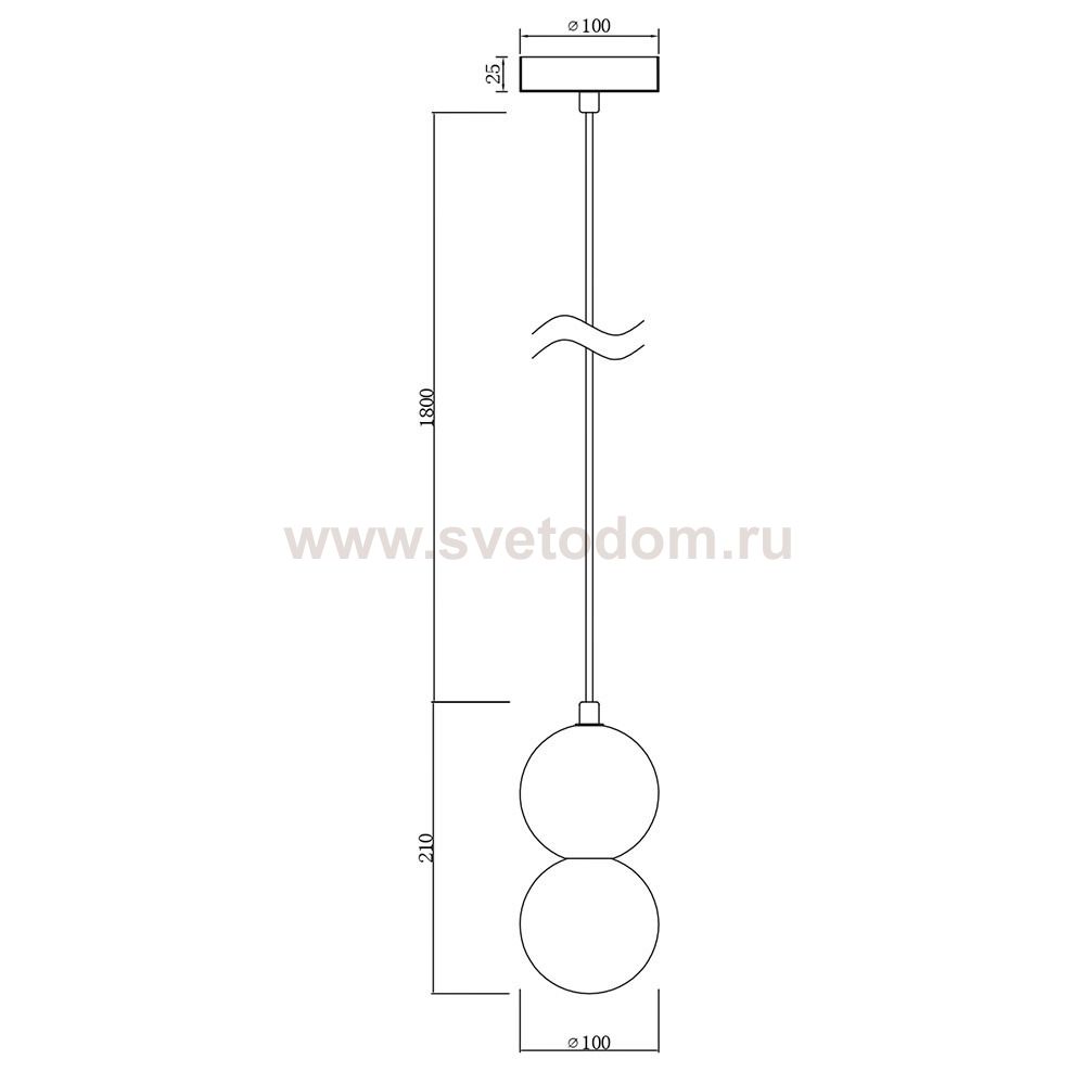 Подвесной светильник Divinare MILANO 5407/33 SP-1