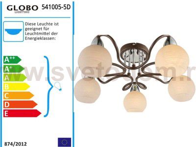 Люстра потолочная Globo 541005-5D