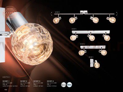 Светильник поворотный спот Globo 541007-4 