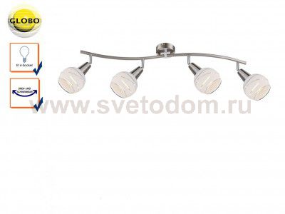 Светильник поворотный спот Globo 54341-4o ELLIOTT