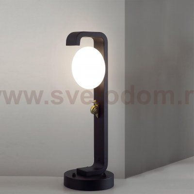 5434/1F NATURE ODL_EX26 черный/золотистый/металл/акрил/декор металл Уличный наземный светильник 60см IP54 G9 1*15W max LUMA