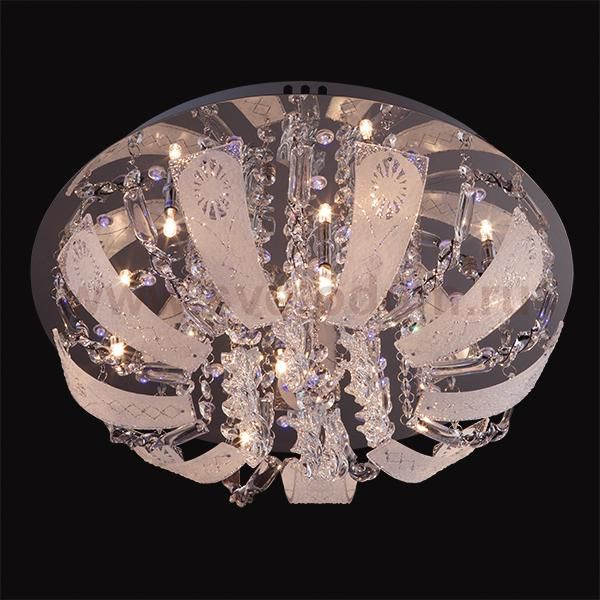 Люстра с пультом ДУ Eurosvet 5444/8 хром