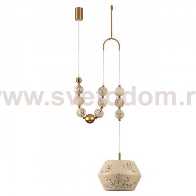 Светильник подвесной одиночный Odeon light 5444/1C KARELIA