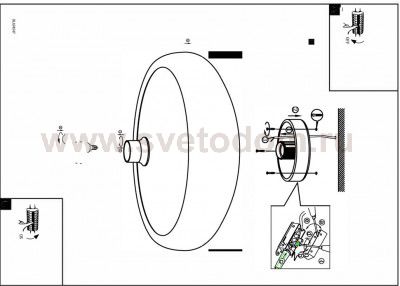 Настенно-потолочный светильник Eglo 94547 MOGANO