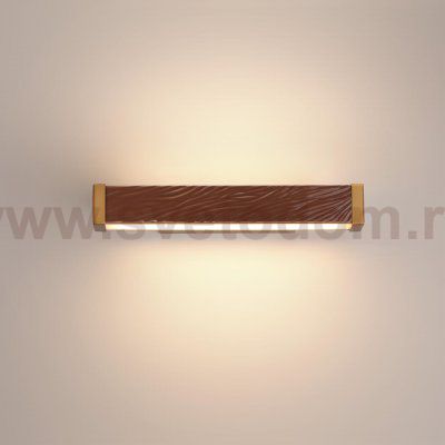 5450/10WLB L-VISION ODL_EX26 коричневый/античная бронза/металл/керамика/акрил Настенный светильник с выкл. LED x 10W 2000К/3000K/4000K/переключ. RIVIE