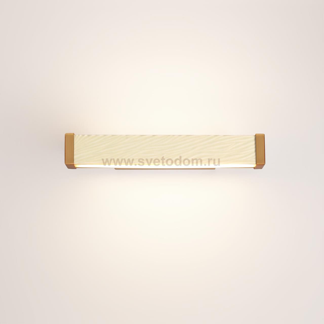 5450/10WL L-VISION ODL_EX26 молочный./античная бронза/металл/керамика/акрил Настенный светильник с выкл. LED x 10W 2000К/3000K/4000K/переключ. RIVERA