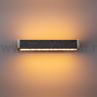 5451/10WLB L-VISION ODL_EX26 черный/никель/металл/керамика/акрил Настенный светильник с выкл. LED x 10W 2000К/3000K/4000K/переключ. RIVER