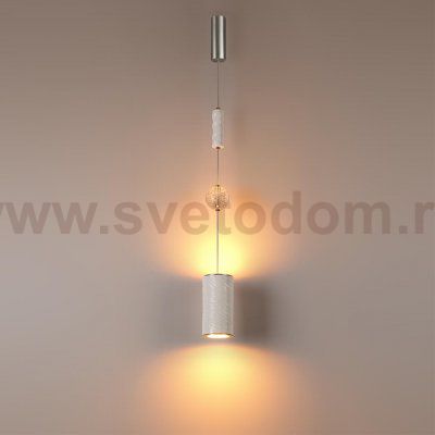 5451/18L L-VISION ODL_EX26 белый/никель/металл/керамика/хрусталь/акрил Подвес LED x 18W 2000К/3000K/4000K/переключ. RIVERA