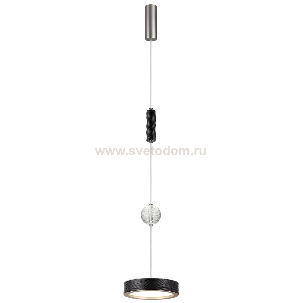 5451/32LB L-VISION ODL_EX26черный/никель/металл/керамика/хрусталь/акрил Подвес LED x 32W 2000К/3000K/4000K/переключ. RIVERA