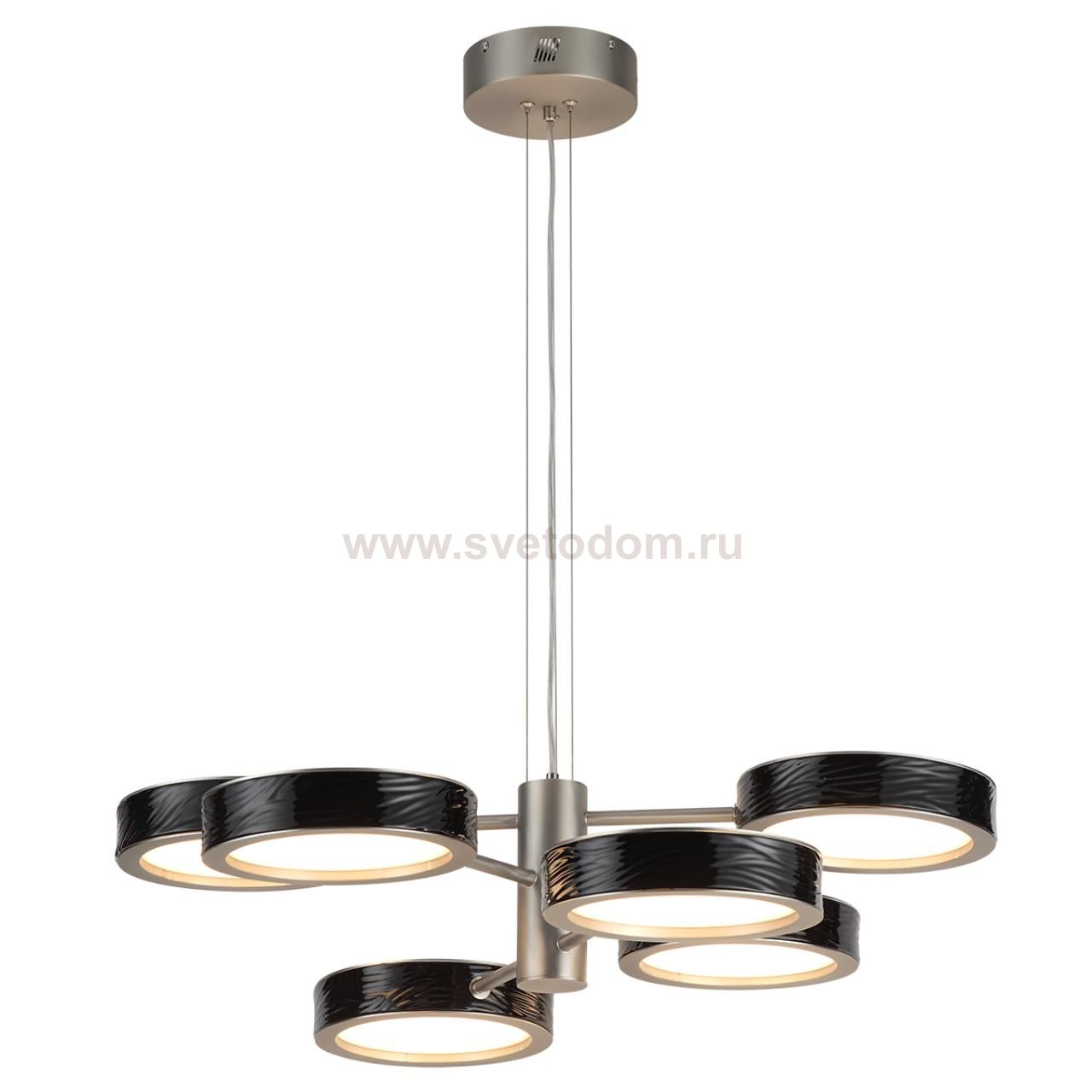 5451/99LB L-VISION  ODL_EX26 черный/никель/металл/керамика/акрил Люстра LED 99W  2000К/3000K/4000K Rivera