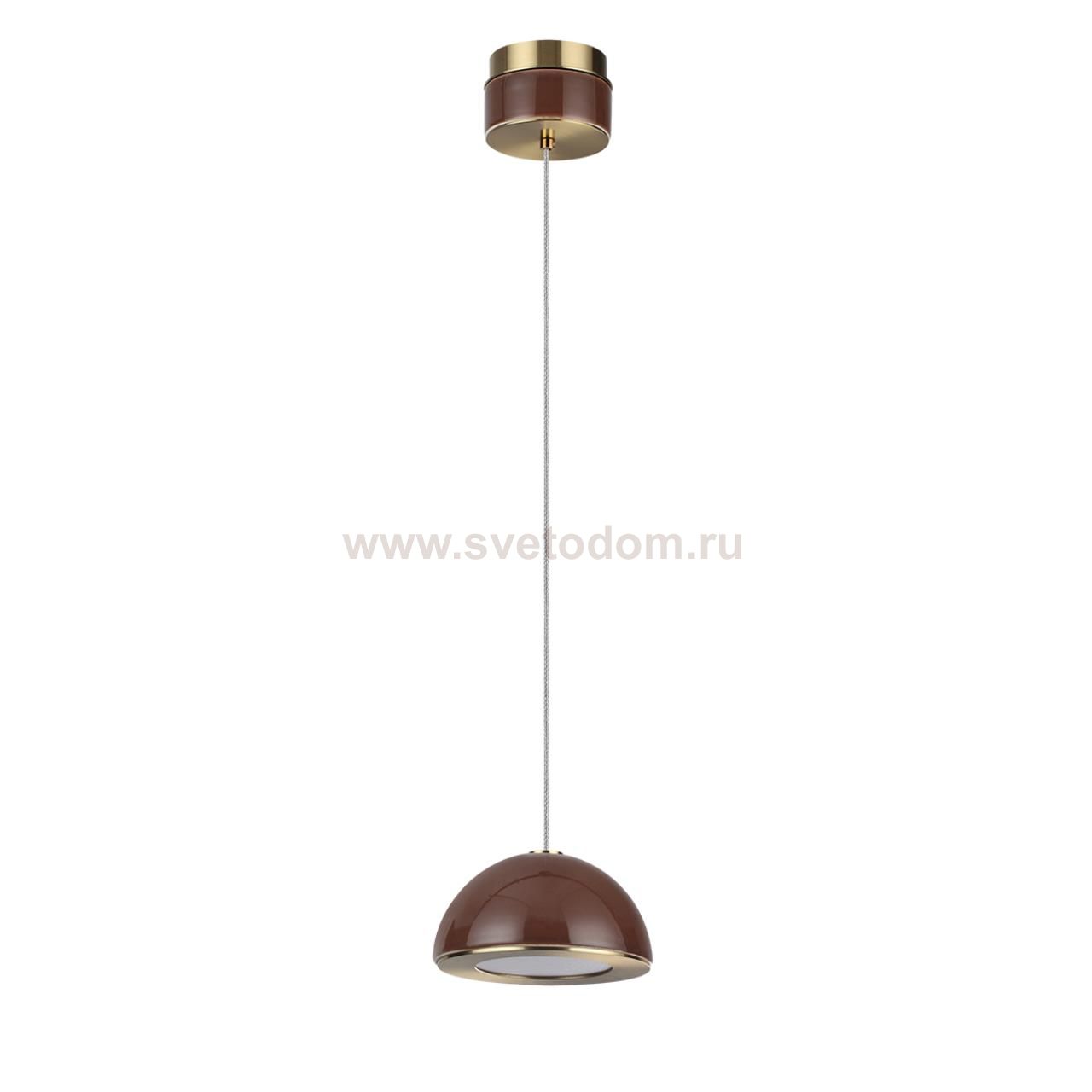 5453/6LA L-VISION ODL_EX26 011 светлая бронза/коричневый/металл/керамика/акрил Подвес LED 6W 3000K LULU