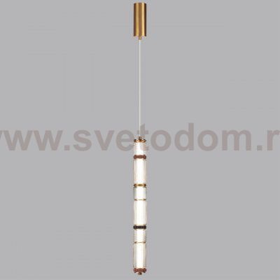 5455/18L L-VISION ODL_EX26 043 сатин.латунь/терракот/черный Подвес LED 22W 4000K COLLIER