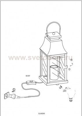 Настольная лампа Eglo 49294 LISBURN