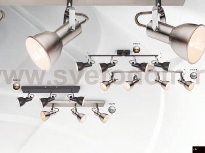 Светильник поворотный спот Globo 54643-4 XENIA