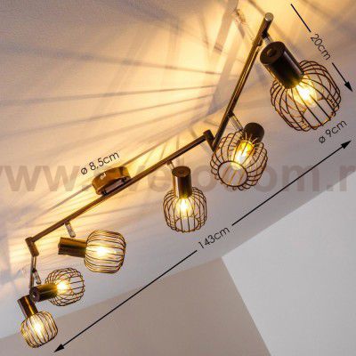 Светильник поворотный спот Globo 54801-6 AKIN