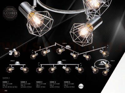 Светильник поворотный спот Globo 54802-4 