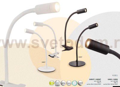 Настольная лампа Globo 54855T KIWU