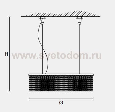 Подвесной светильник Masiero CLASSICA 5500 6