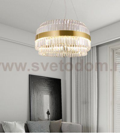 Люстра Delight 5515-800 br. titanium gold