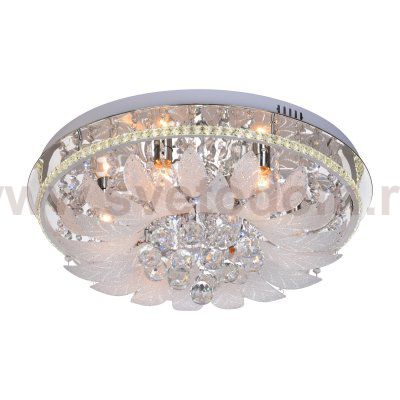 Люстра круглая Экономсвет 55239/8CR RC RGBLED