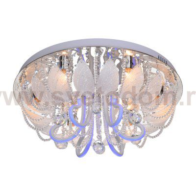 Люстра круглая Экономсвет 55241/6CR RC RGBLED