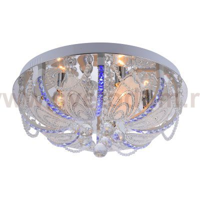 Люстра круглая Экономсвет 55249/5CR RC RGBLED
