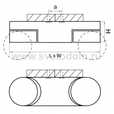Светильник точечный накладной диодный Lightstar 55274 Snodo