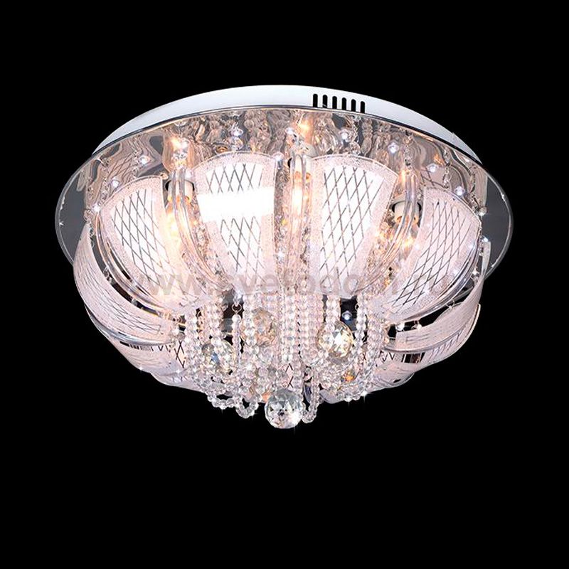 Люстра Eurosvet 5559/6 хром/синий+красный+фиолетовый