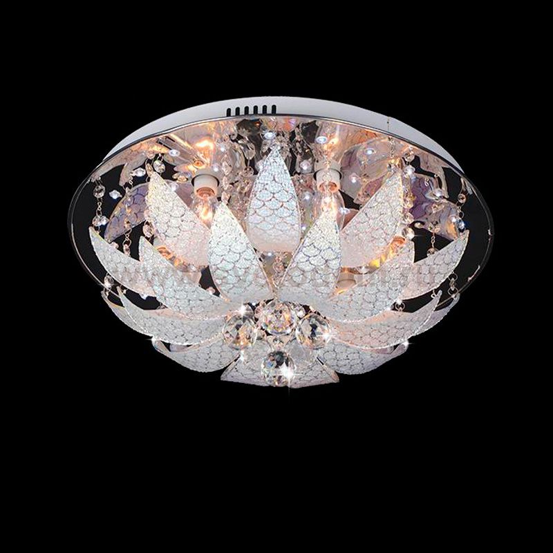 Люстра Eurosvet 5563/6 хром/синий+красный+фиолетовый