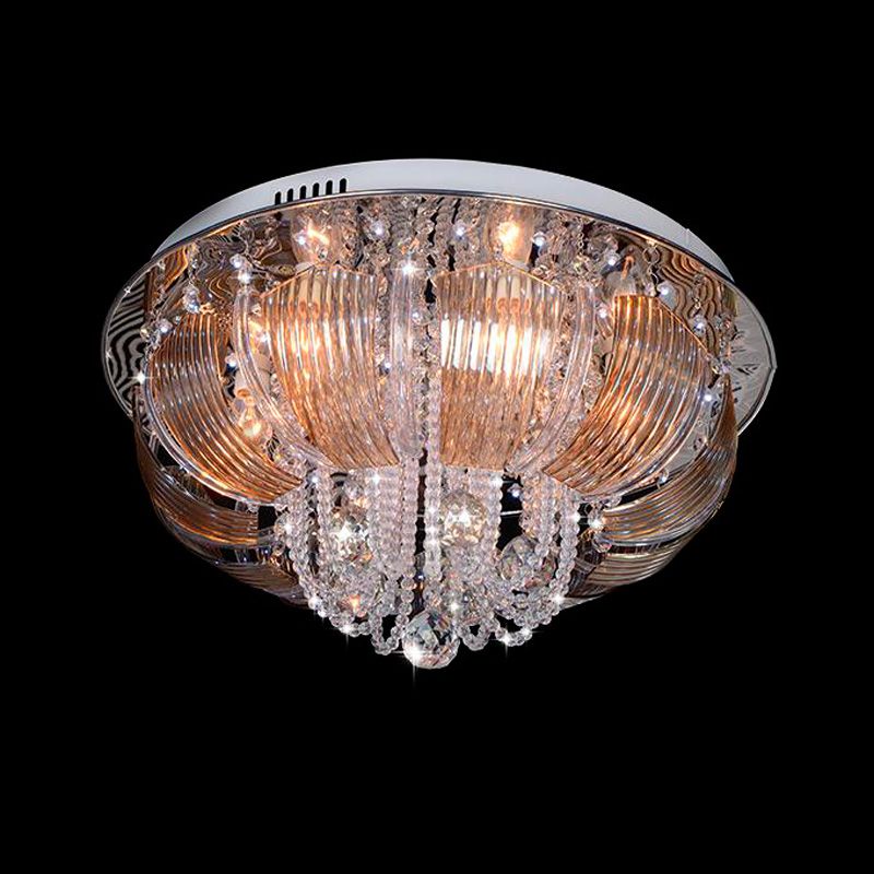 Люстра Eurosvet 5565/6 хром/синий+красный+фиолетовый