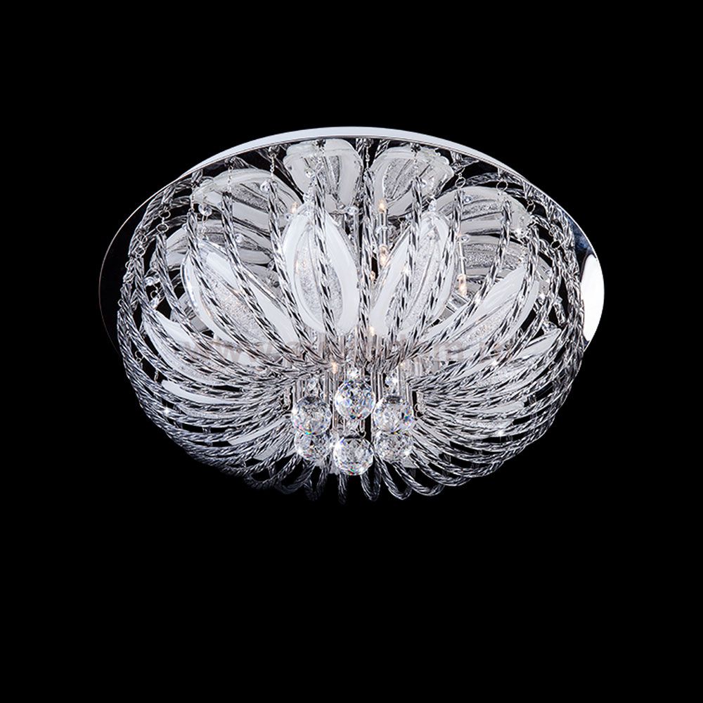 Люстра Eurosvet 5594/12 хром/белый