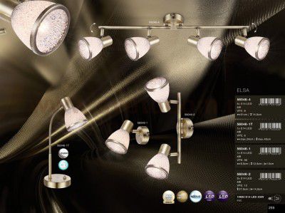 Светильник двойной Globo 56046-2 Elsa