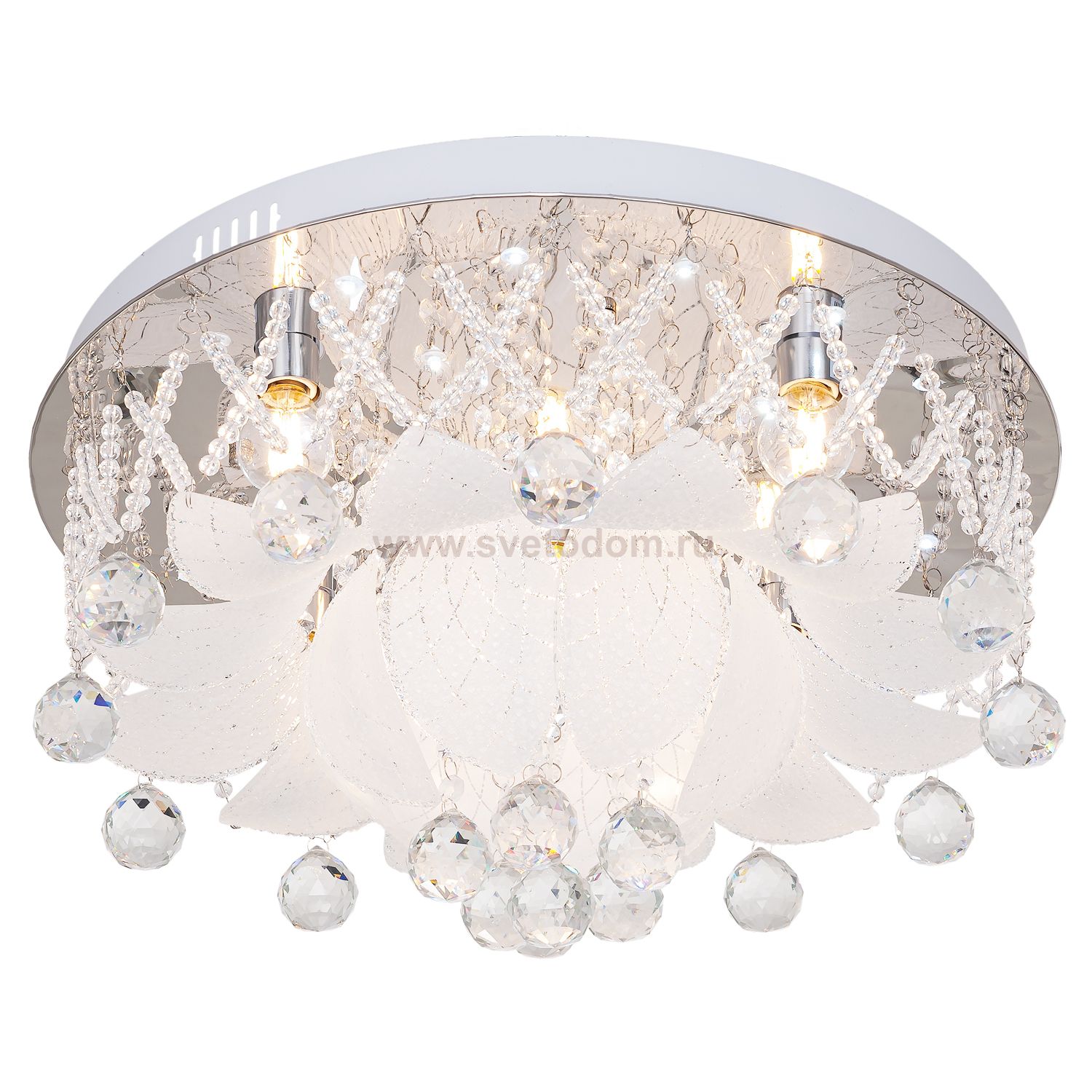 Потолочный светильник Экономсвет 5605/5CR RC WTLED