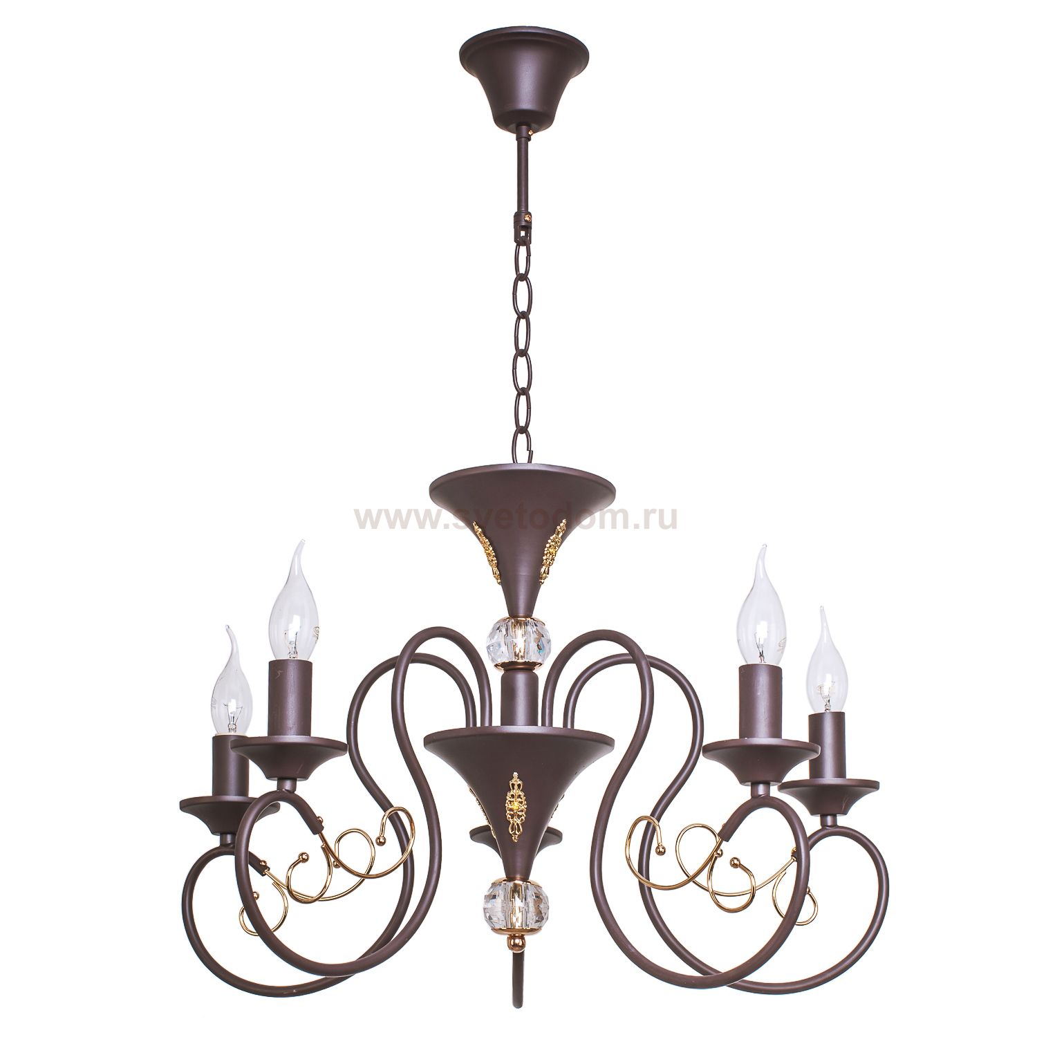 Люстра классическая Экономсвет 5616/5CO FG