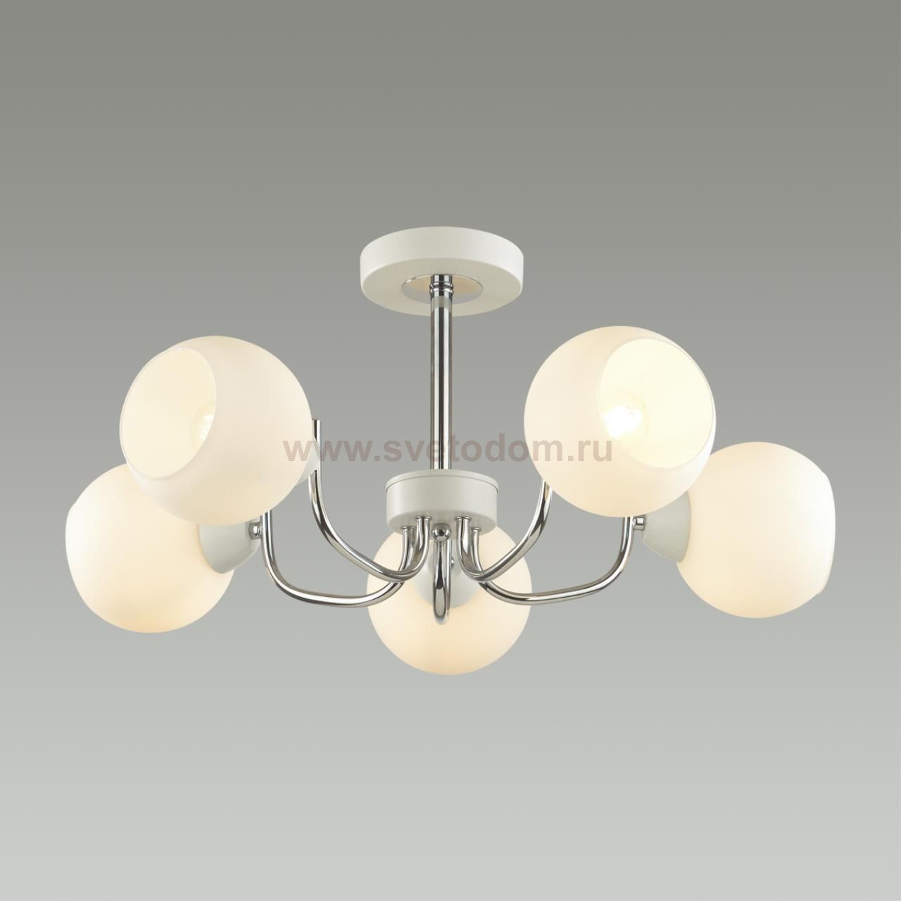 5641/5C COMFI LN23  белый, хром Люстра потолочная E27 5*60W 220V BLISS