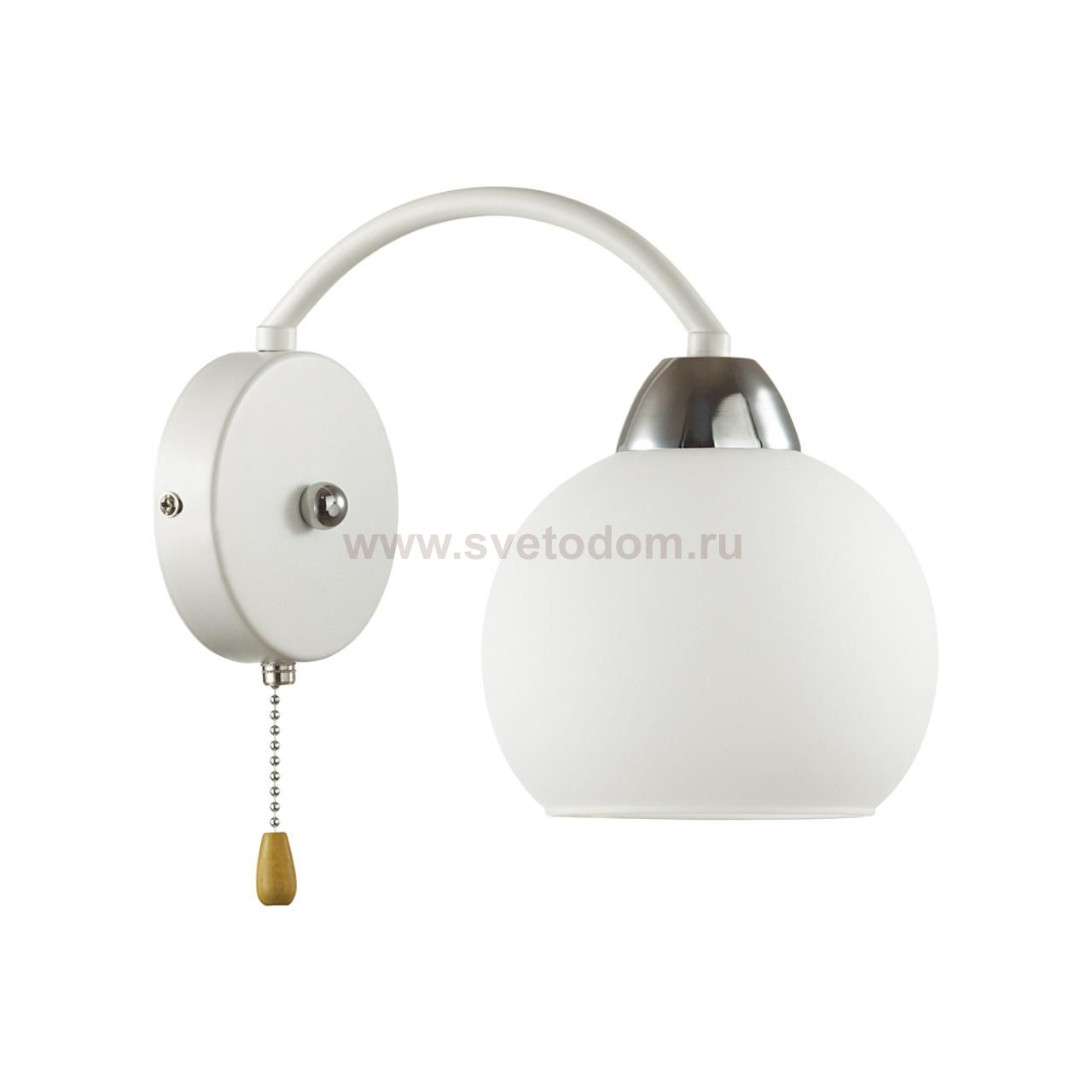 5647/1W COMFI LN23  белый, хром Бра E27 1*60W 220V KODI