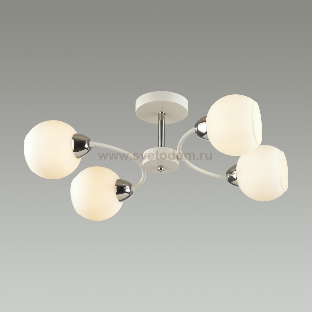 5647/4C COMFI LN23  белый, хром Люстра потолочная E27 4*60W 220V KODI