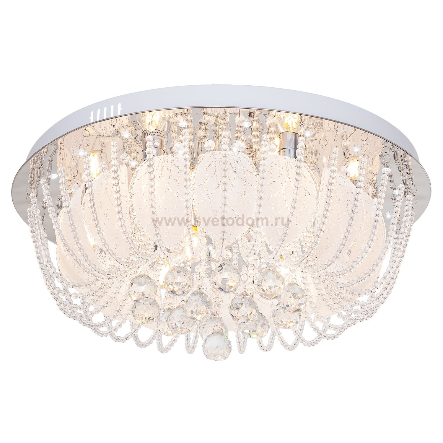 Потолочный светильник Экономсвет 5650/8CR RC WTLED