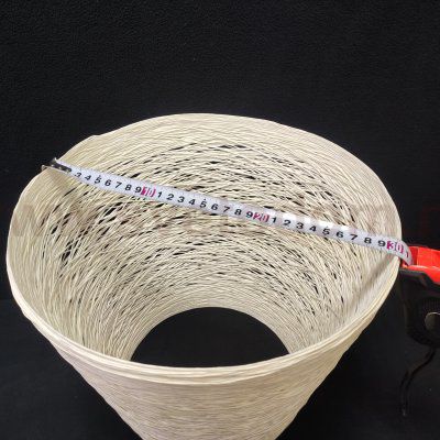 Светильник подвесной из ротанга Velante 569-716-01 бежевый