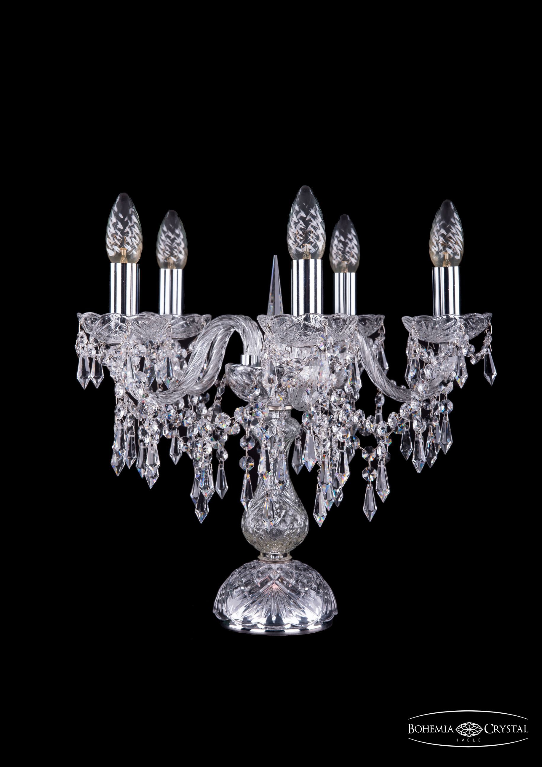 Настольная лампа Bohemia Ivele 5703/5/141-39/Ni